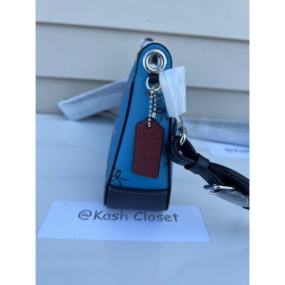 Coach crossbody bag Jes baguette floral bow print - Picture 4 of 11